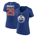Edmonton Oilers Fanatics Women's Leon Draisaitl Player T Shirt Composite_or_Mixed