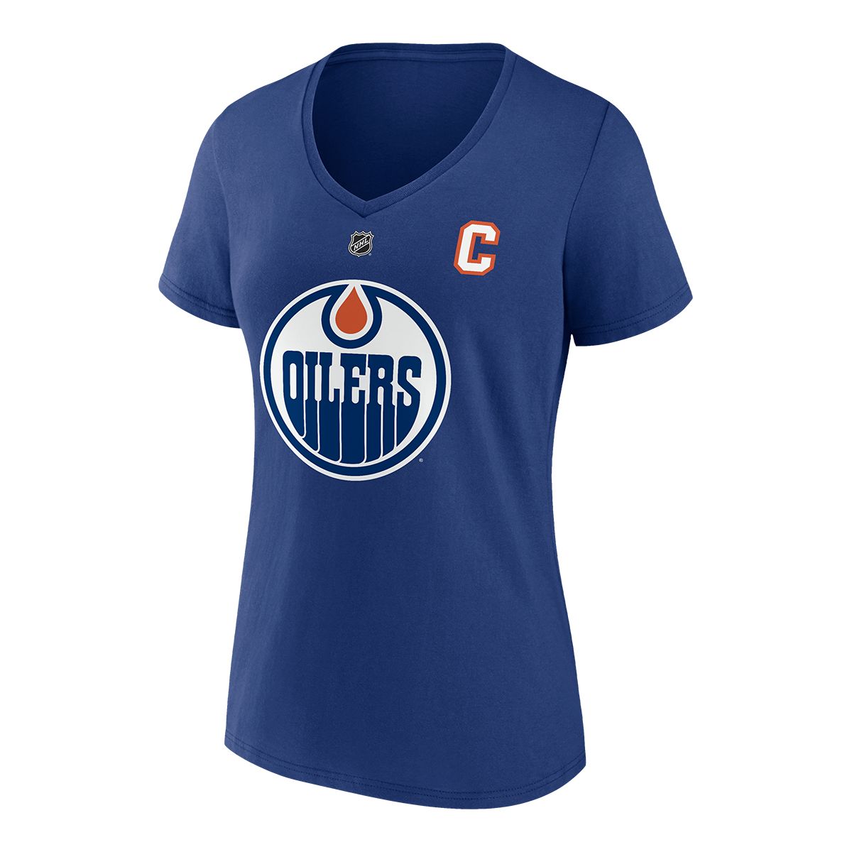 Edmonton Oilers Fanatics Women's Connor McDavid Player T Shirt