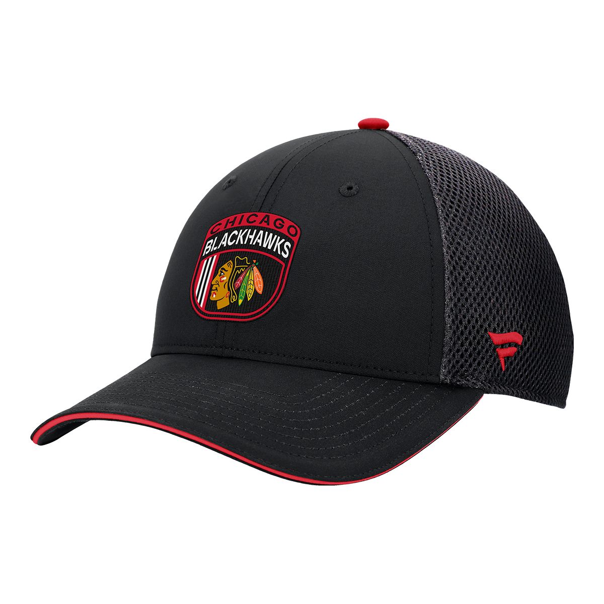 Chicago Blackhawks Fanatics Authentic Pro Draft Structured Trucker Cap