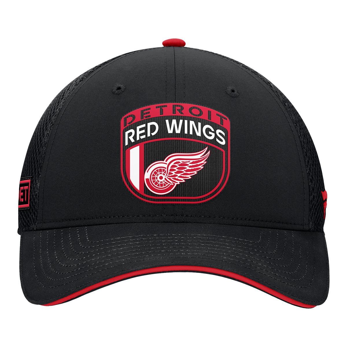 Detroit Red Wings Fanatics Authentic Pro Draft Structured Trucker Cap