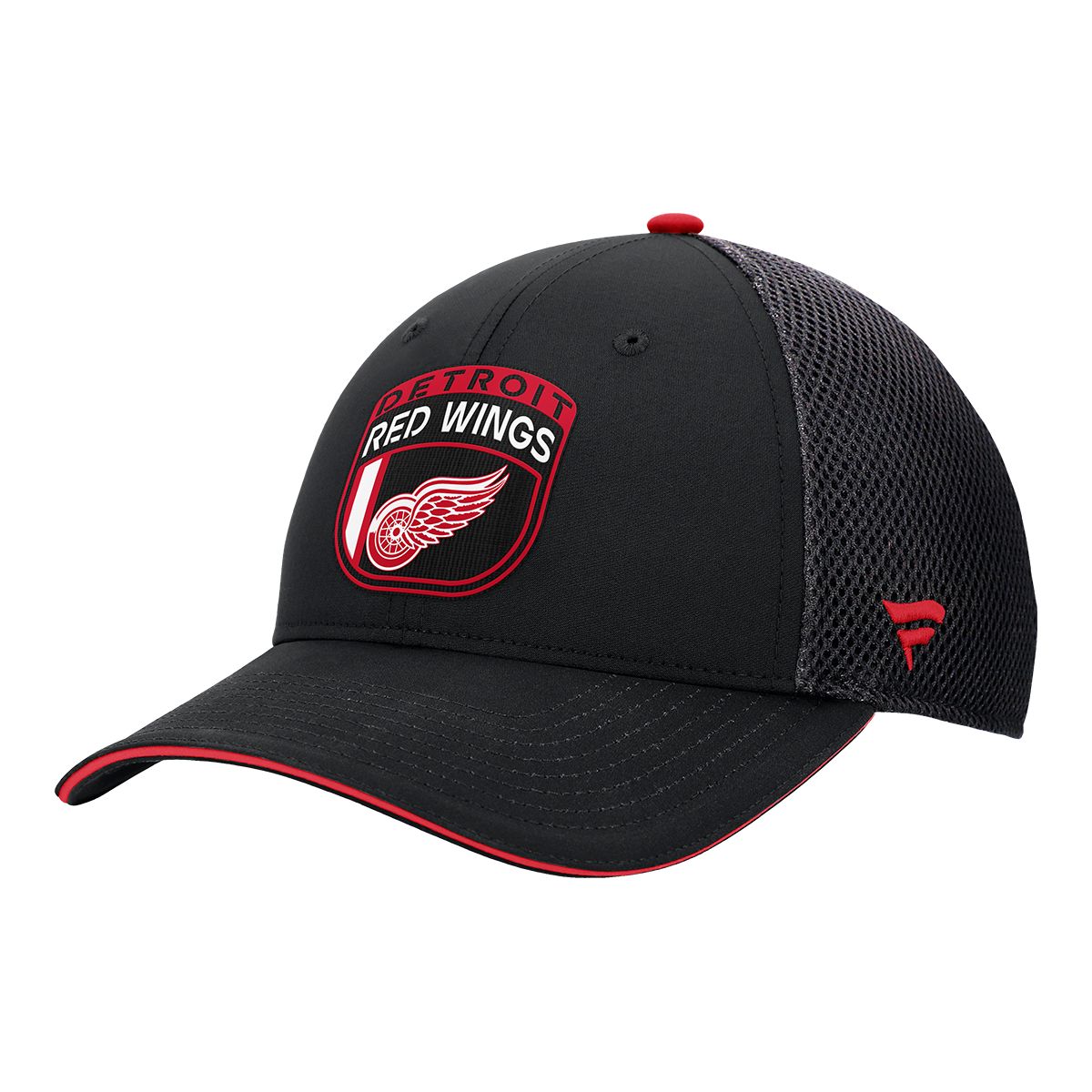 Detroit Red Wings Fanatics Authentic Pro Draft Structured Trucker Cap