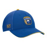 Buffalo Sabres Fanatics Men's Authentic Pro Draft Structured Trucker Cap Front_Three_Fourths_Angled_Right