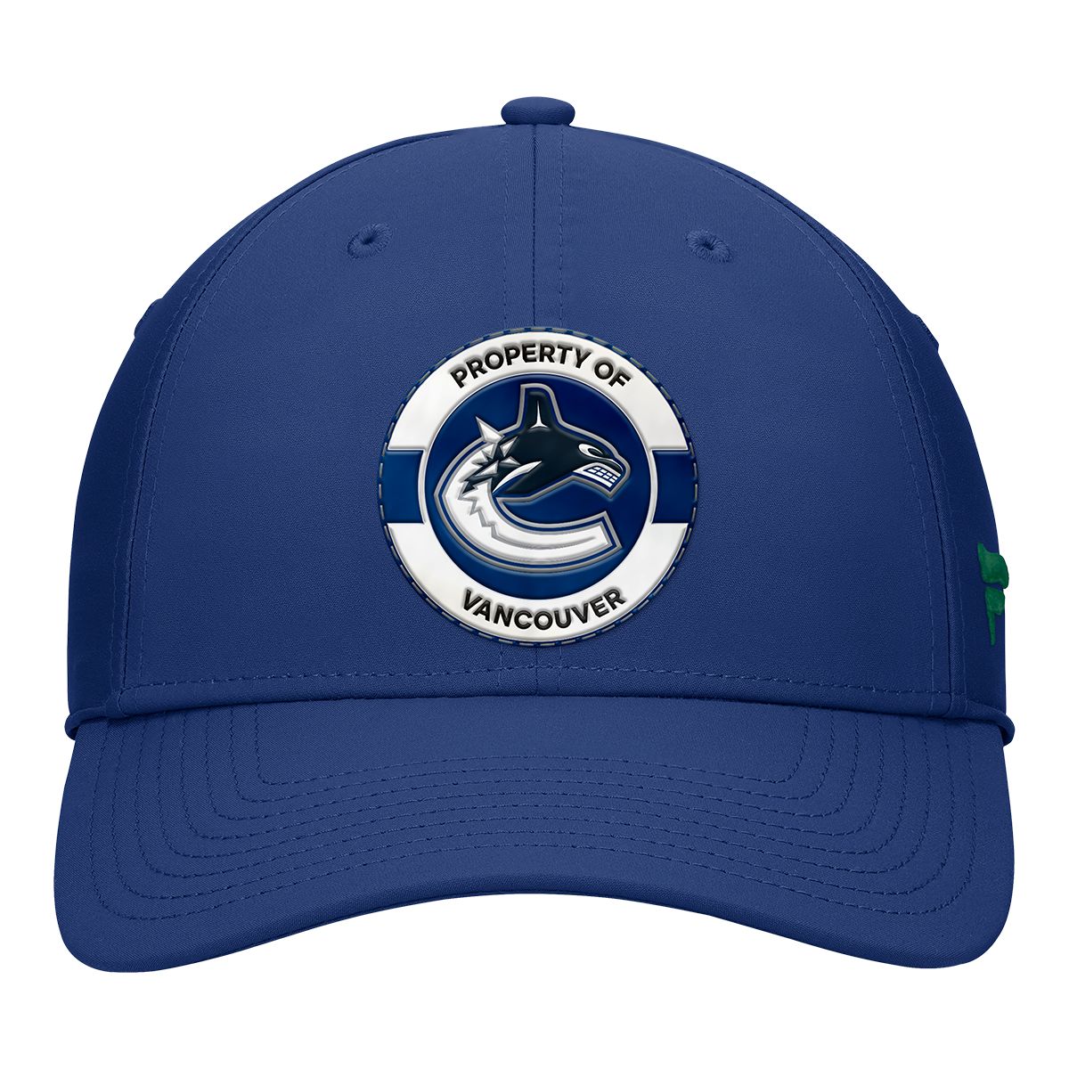 Vancouver Canucks Fanatics Authentic Pro Practice Structured Stretch Cap