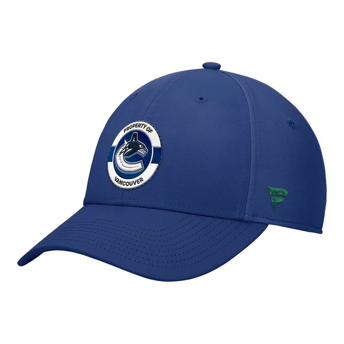 Vancouver Canucks Fanatics Authentic Pro Practice Structured Stretch Cap