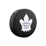 In Glas Co Toronto Maple Leafs Official NHL Team Puck Front_Angled_Right