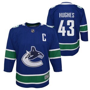 Child Vancouver Canucks Outerstuff Hughes Jersey