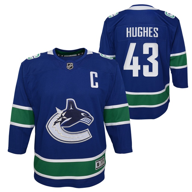 Child Vancouver Canucks Outerstuff Hughes Jersey Composite_or_Mixed
