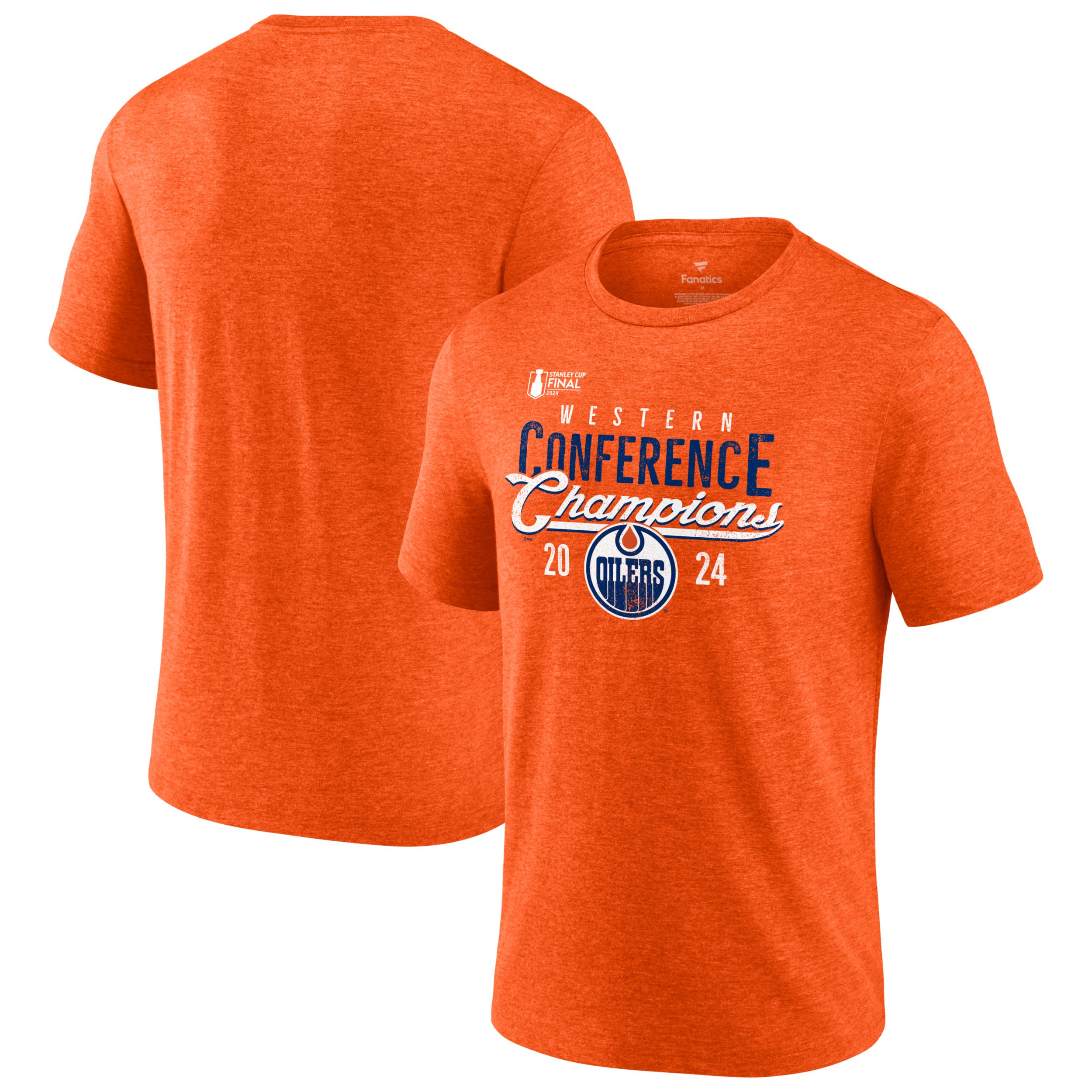 Edmonton Oilers Fanatics Conference Champ Timeless T Shirt