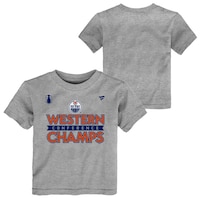 Toddler Edmonton Oilers NHL Conference Champ LR T Shirt Composite_or_Mixed