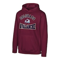 Colorado Avalanche Youth Outerstuff Hometown Hoodie Front_Angled_Left