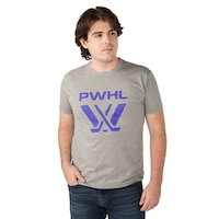 PWHL League Bauer Men's Graphic Short Sleeve T-Shirt Front_Flat