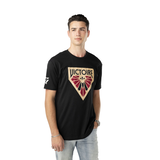 PWHL Montreal Victoire Bauer Senior Graphic T Shirt Front_Angled_Right