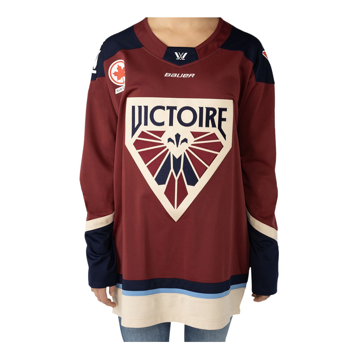 PWHL Montreal Victoire Bauer Senior Home Jersey