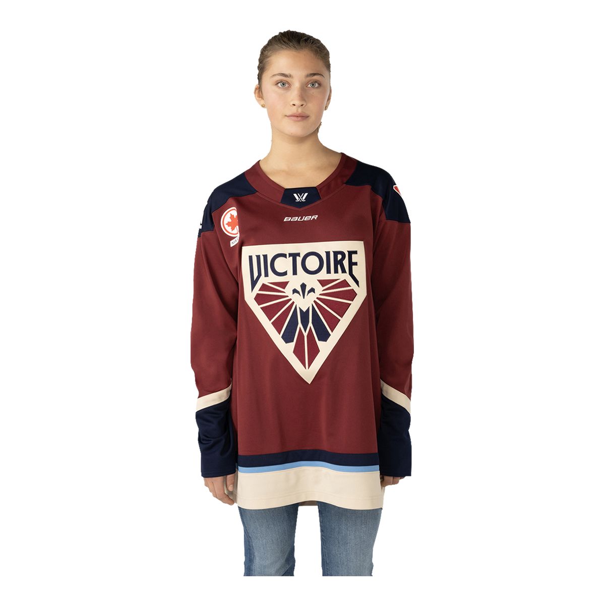 PWHL Montreal Victoire Bauer Senior Home Jersey
