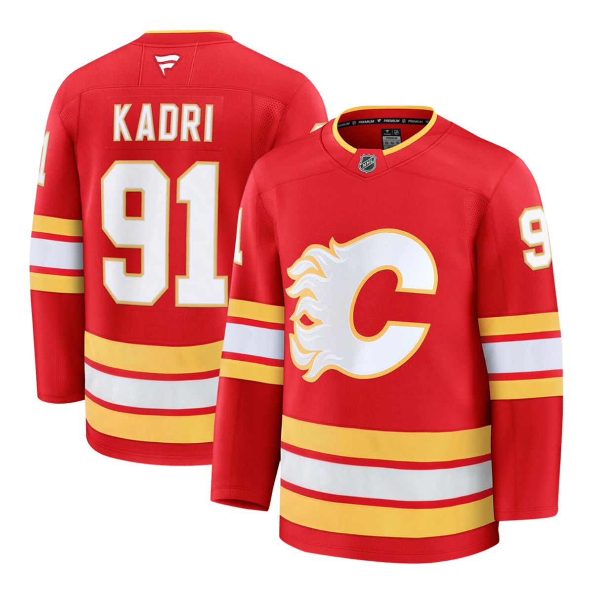 Calgary Flames Fanatics Nazem Kadri Premium Home Jersey