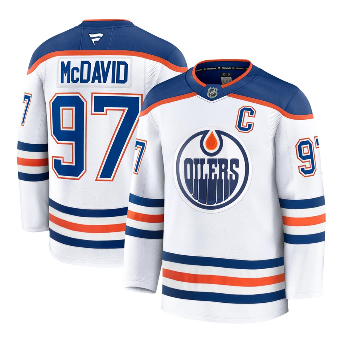 Edmonton Oilers Fanatics Connor McDavid Premium Away Jersey