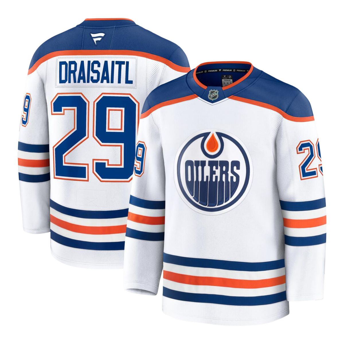 Edmonton Oilers Fanatics Draisaitl Premium Away Jersey
