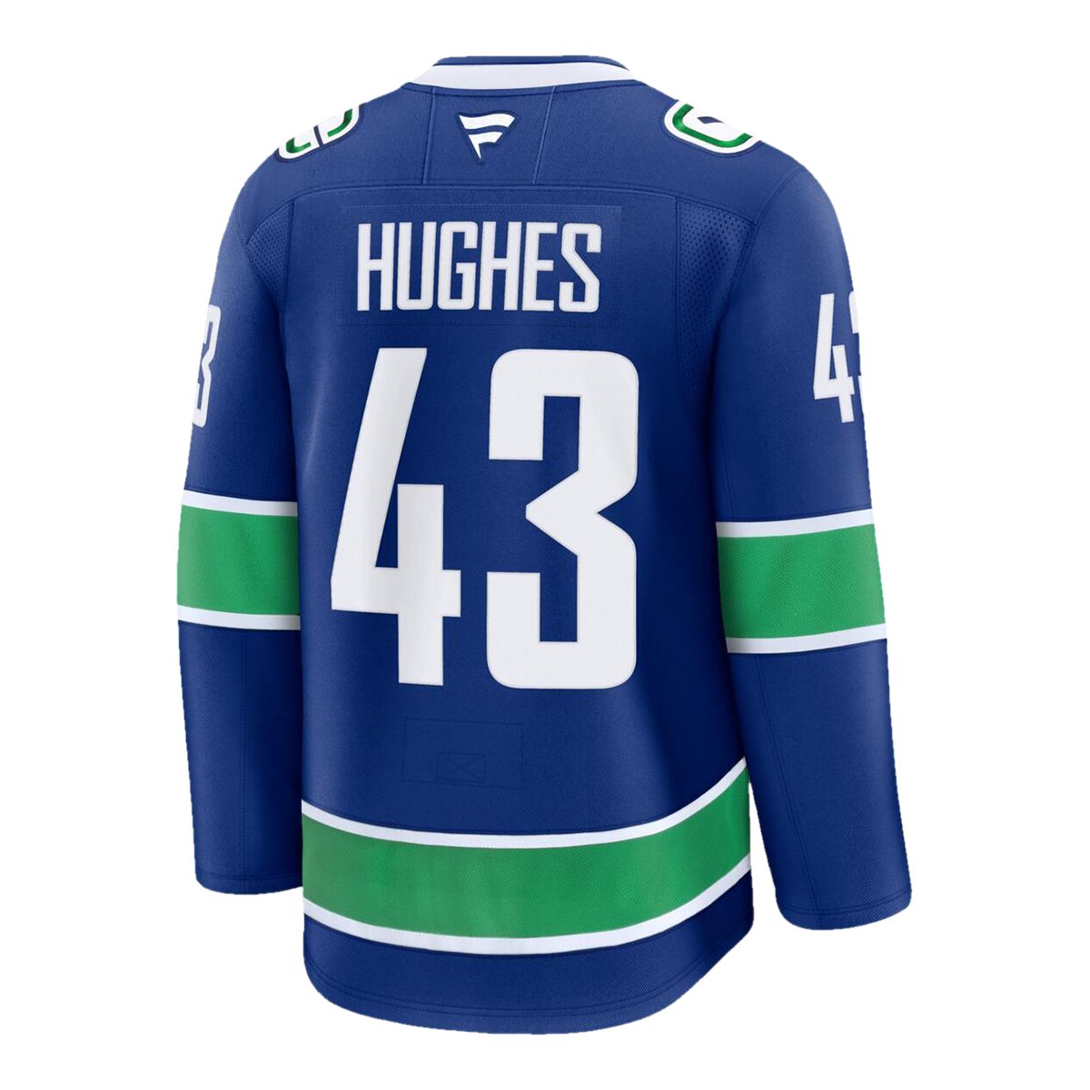 Vancouver Canucks Fanatics Quinn Hughes Premium Home Jersey