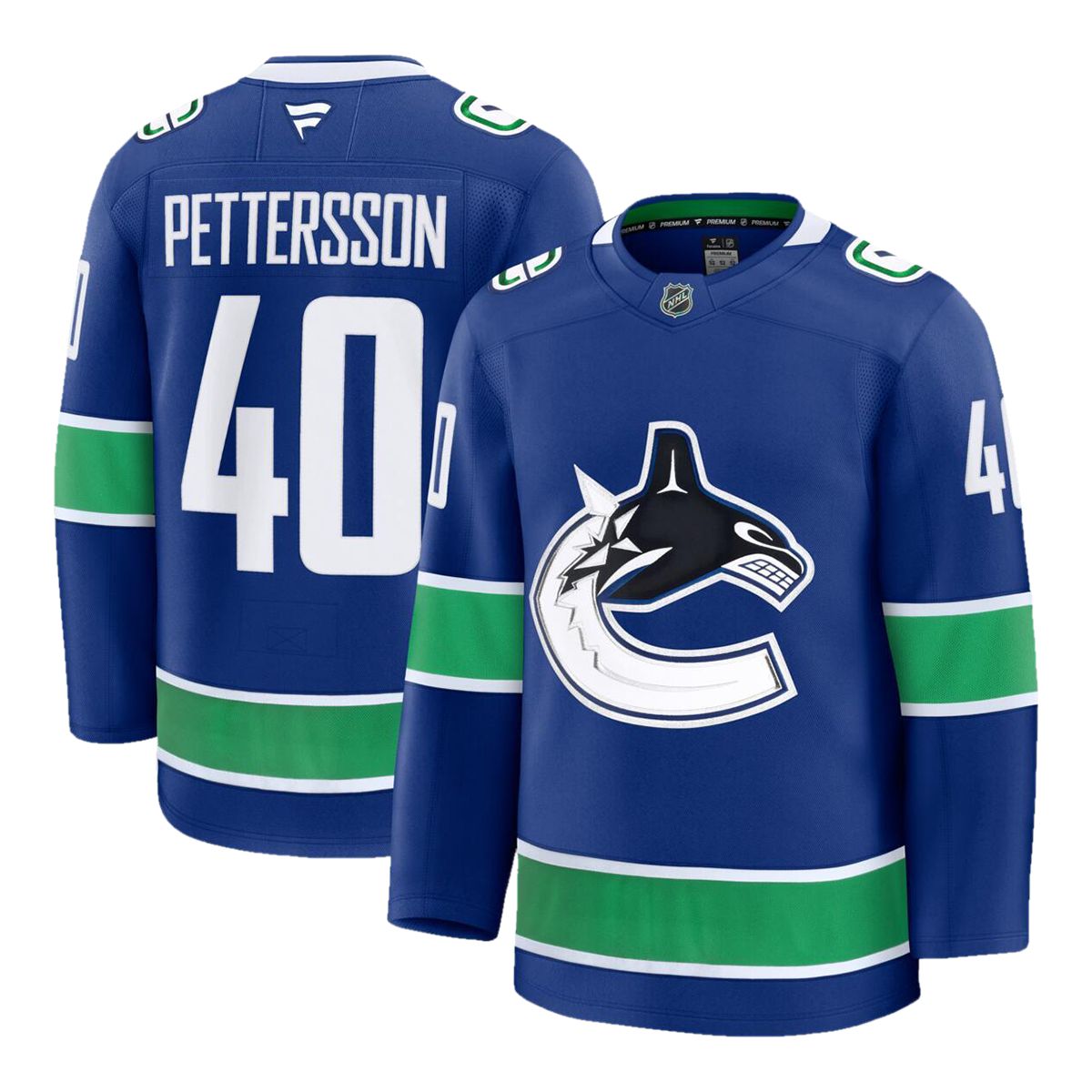 Vancouver Canucks Fanatics Elias Pettersson Premium Home Jersey