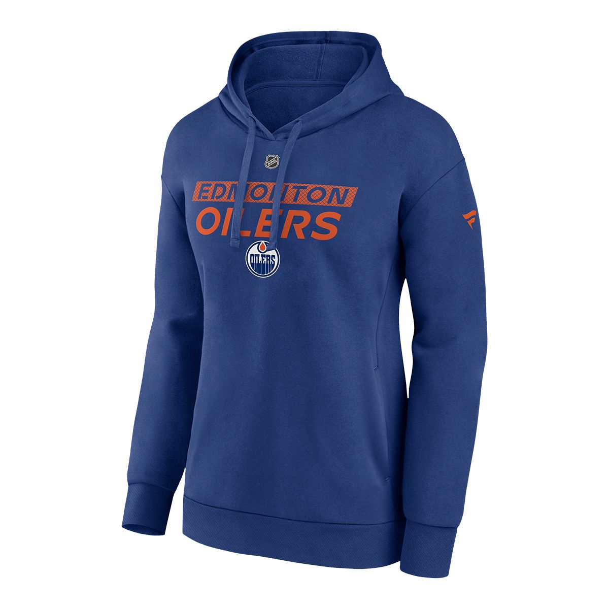 Edmonton Oilers Fanatics Women's Authentic Pro Primary Hoodie
