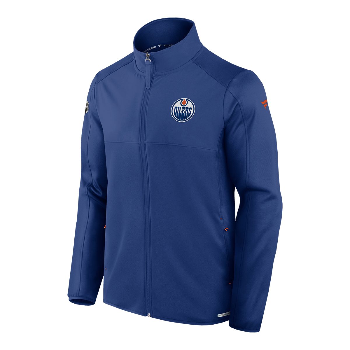 Fanatics Edmonton Oilers Authentic Pro Rink Fleece Full Zip Hockey Jacket