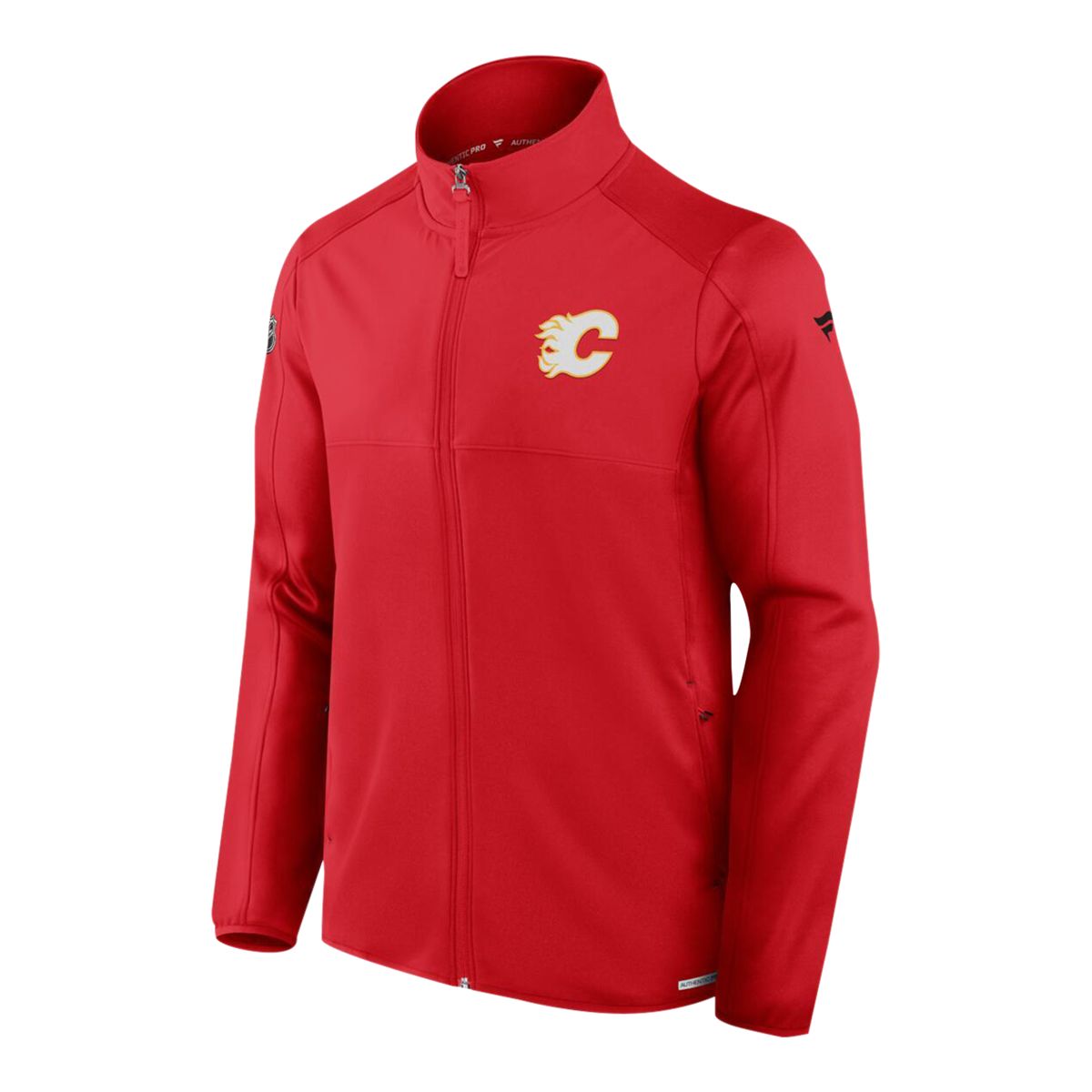 Fanatics Calgary Flames Authentic Pro Rink Fleece Full Zip Hockey Jacket