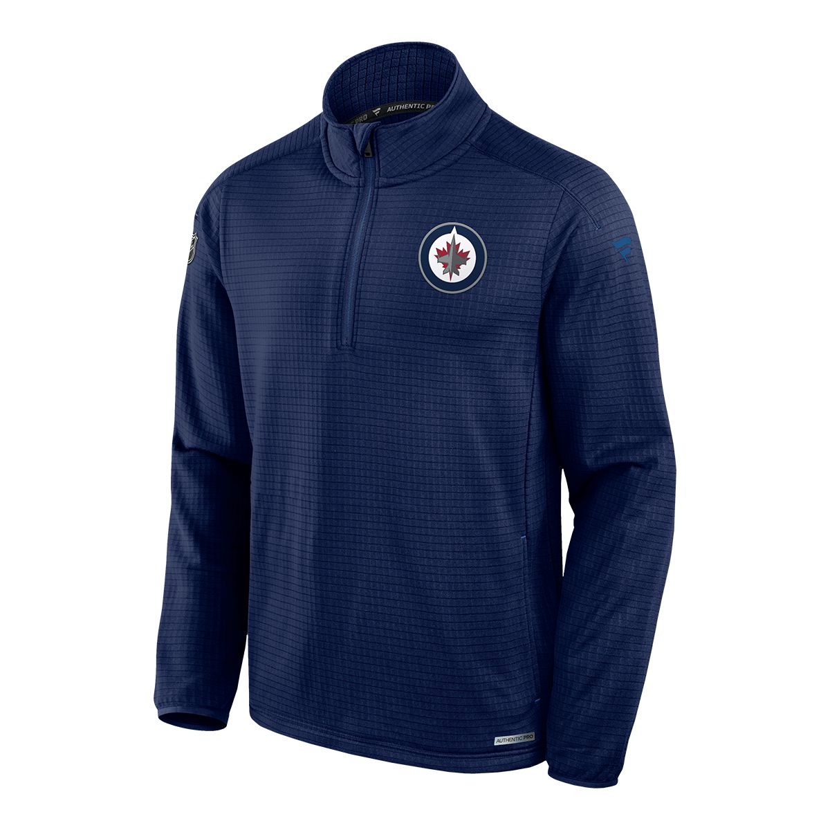 Fanatics Winnipeg Jets Authentic Pro Rink Low 1/4 Zip Long Sleeve Top