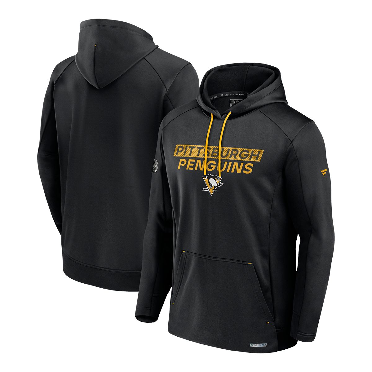 Fanatics Pittsburgh Penguins Authentic Pro Rink Poly Fleece Hoodie