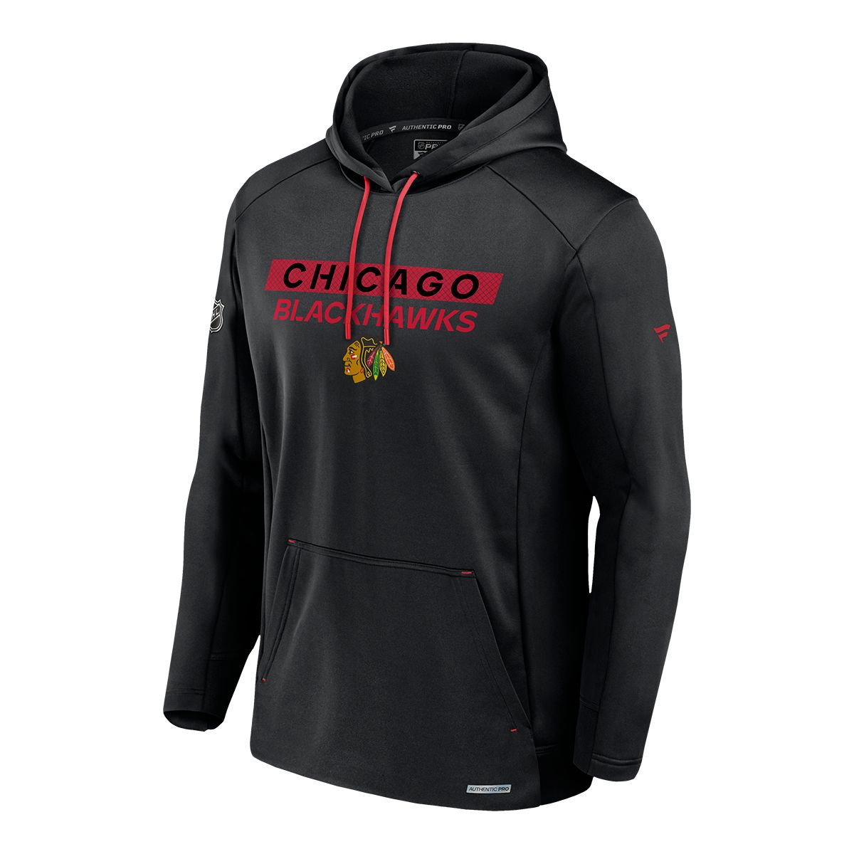 Fanatics Chicago Blackhawks Authentic Pro Rink Poly Fleece Hoodie