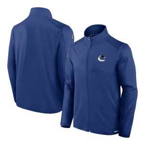 Fanatics Vancouver Canucks Authentic Pro Rink Full Zip Fleece Jacket