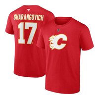Calgary Flames Fanatics Yegor Sharangovich T Shirt Composite_or_Mixed