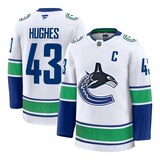 Vancouver Canucks Fanatics Men's Hughes Captain Premier Jersey Composite_or_Mixed