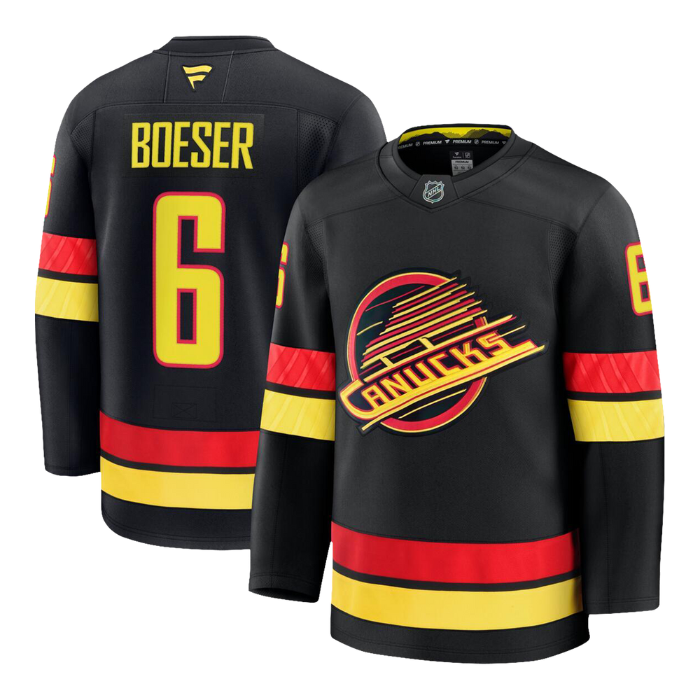 Vancouver Canucks Fanatics Brock Boeser Premier Jersey