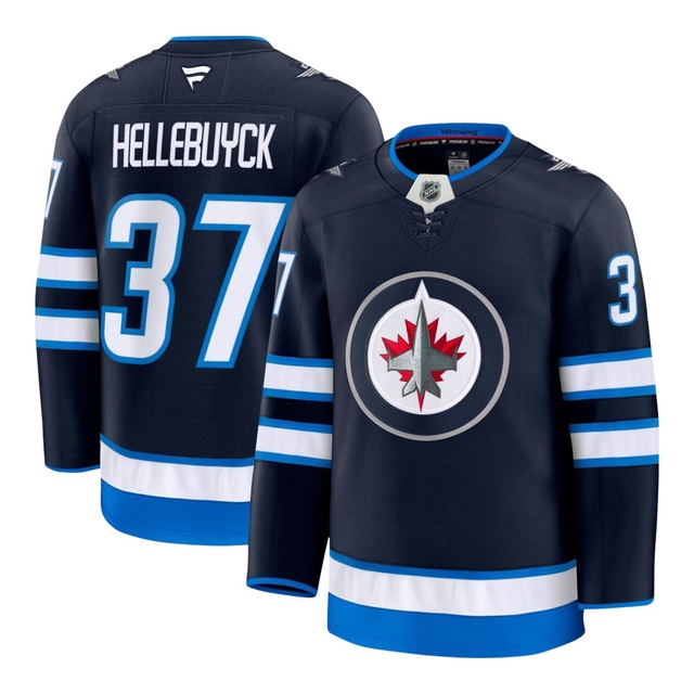 Winnipeg Jets Fanatics Connor Hellebuyck Premier Jersey