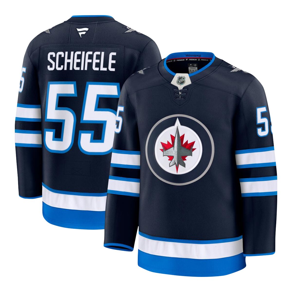 Winnipeg Jets Fanatics Mark Scheifele Premier Jersey