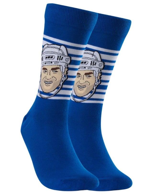 Toronto Maple Leafs Major League Socks Max Domi Socks Front_Angled_Right
