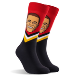 Calgary Flames MLS Jarome Iginla Player Socks Front_Three_Fourths_Angled_Right