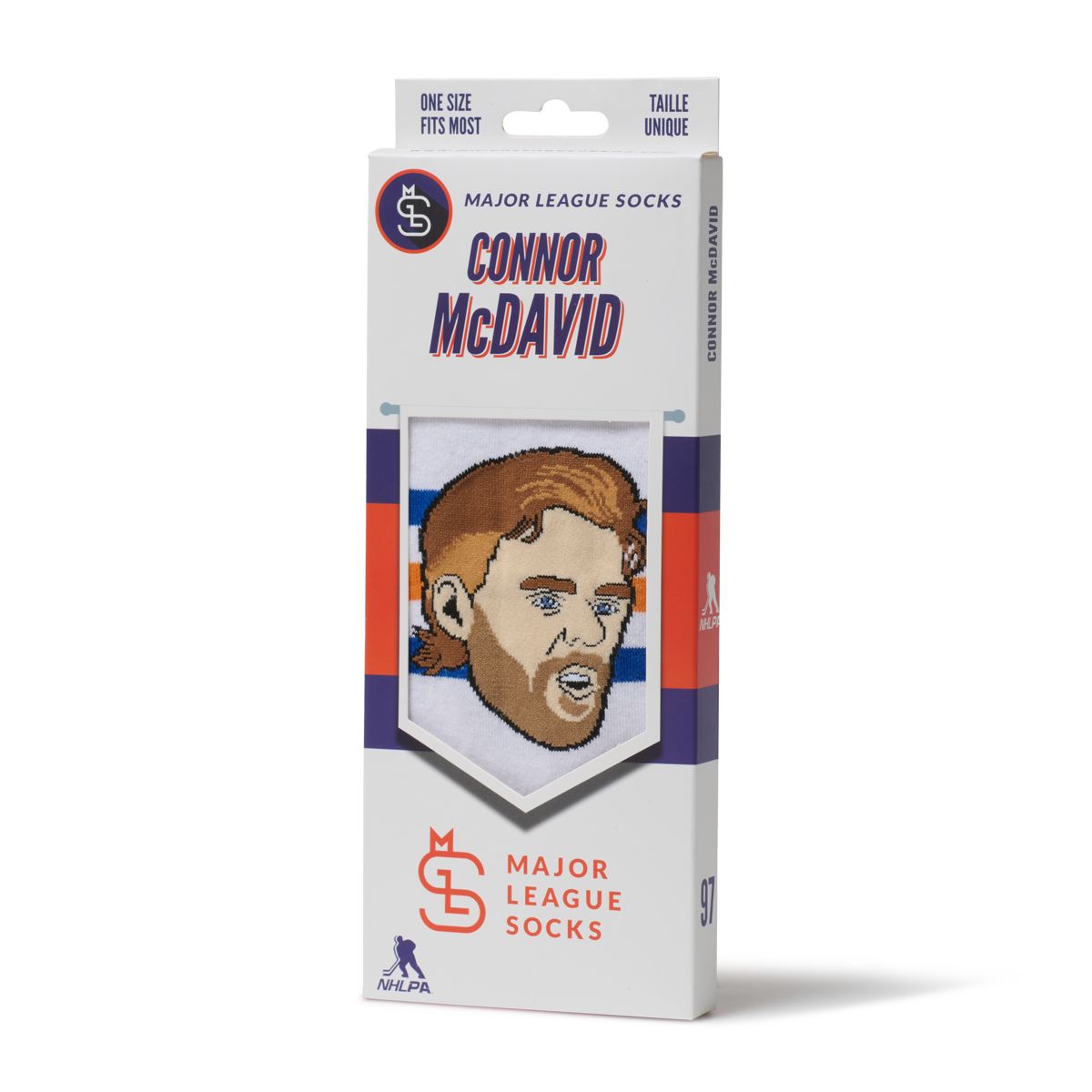 Edmonton Oilers Major League Socks Connor McDavid Socks