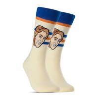Edmonton Oilers Major League Socks Wayne Gretzky Socks Front_Three_Fourths_Angled_Right