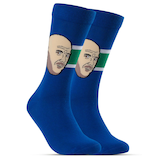 Vancouver Canucks Major League Socks Rick Tocchet Socks Front_Three_Fourths_Angled_Right