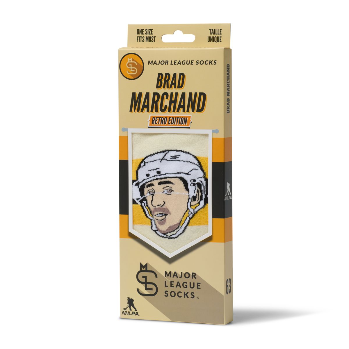 Boston Bruins Major League Socks Brad Marchand Retro Socks
