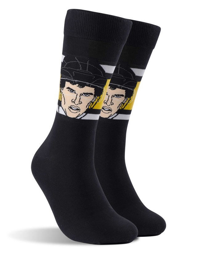 Pittsburgh Penguins Major League Socks Sidney Crosby Socks Front_Three_Fourths_Angled_Right