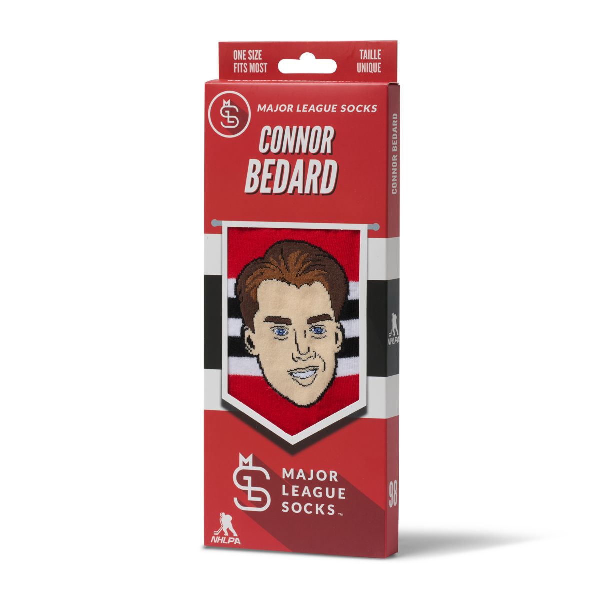 Chicago Blackhawks Major League Socks Connor Bedard Player Socks