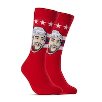 Washington Capitals Major League Socks Alexander Ovechkin Socks Front_Three_Fourths_Angled_Right