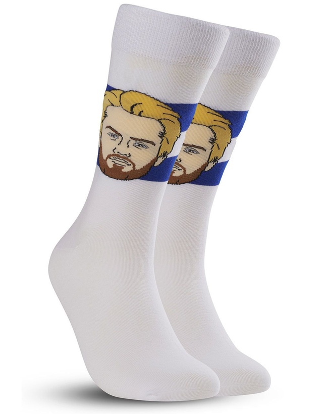 Toronto Maple Leafs Major League Socks William Nylander Socks Front_Three_Fourths_Angled_Right