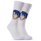 Winnipeg Jets Major League Socks Teemu Selanne Socks Front_Three_Fourths_Angled_Right