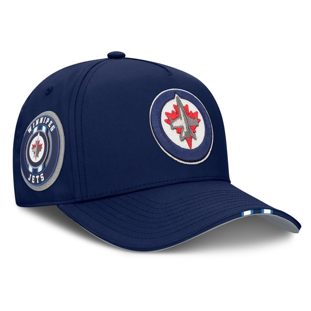 Fanatics Winnipeg Jets Draft Podium Adjustable Cap Front_Angled_Right