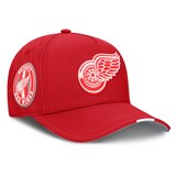 Detroit Red Wings Fanatics Men's Draft Podium Adjustable Cap Front_Angled_Right