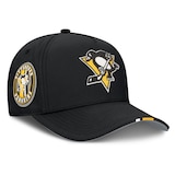 Pittsburgh Penguins Fanatics Men's Draft Podium Adjustable Cap Front_Angled_Right