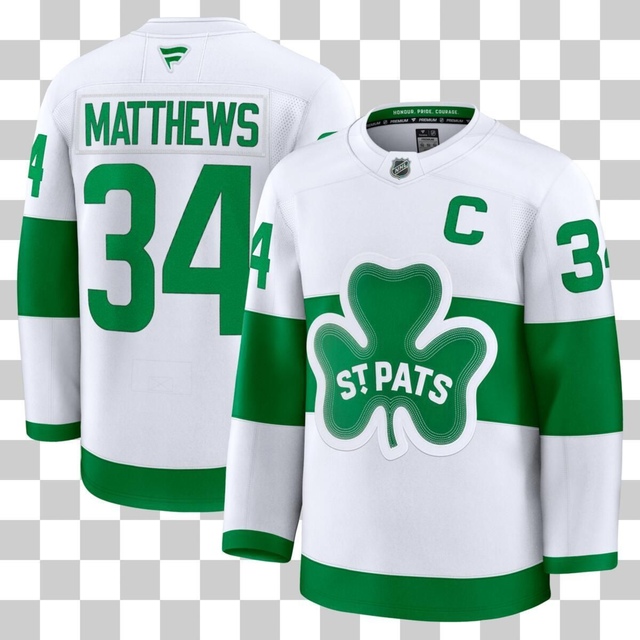 Fanatics Toronto Maple Leafs Matthews Premium St. Patrick's Jersey